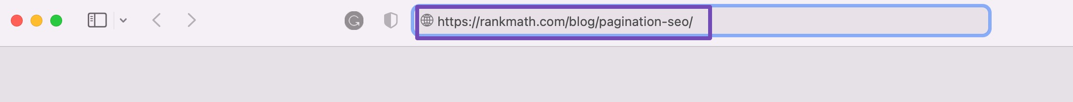SEO-friendly URL example