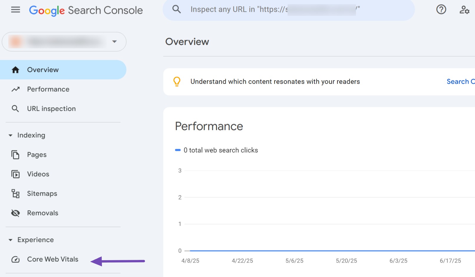 Core Web Vitals in Google Search Console