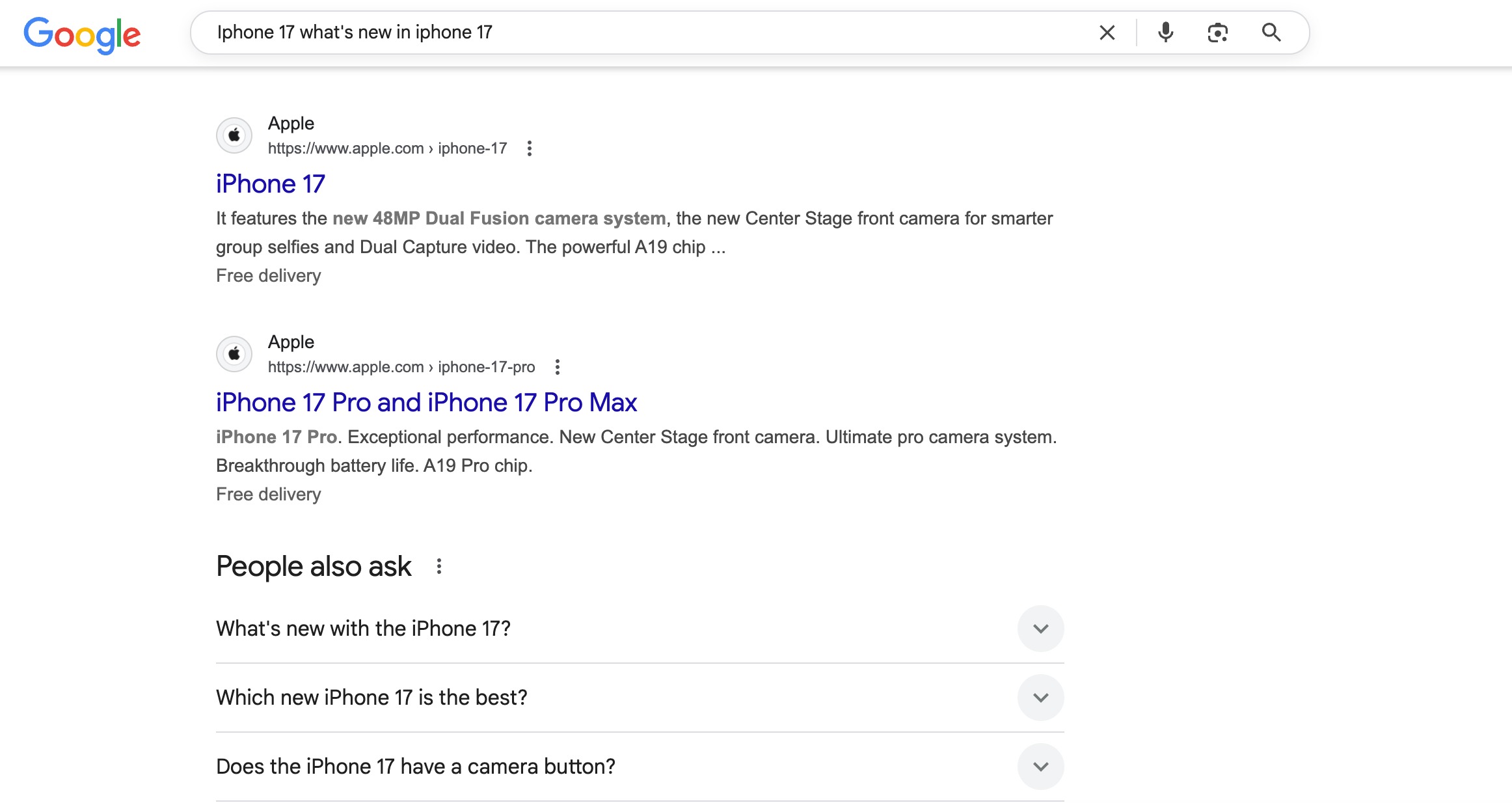 Google autosuggest example