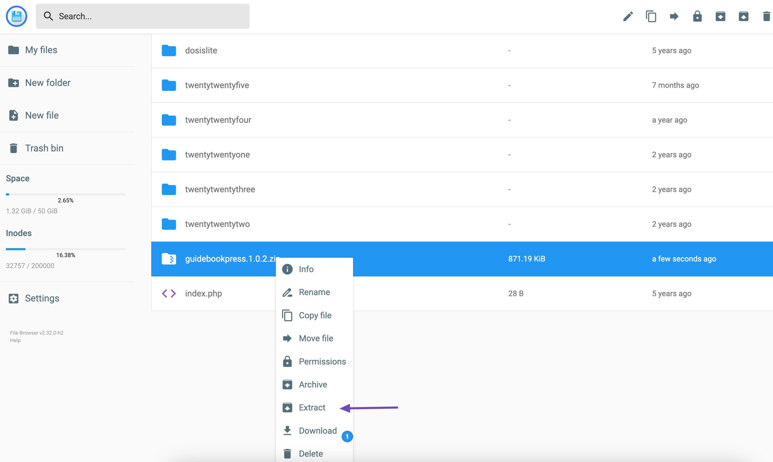 Extract theme file