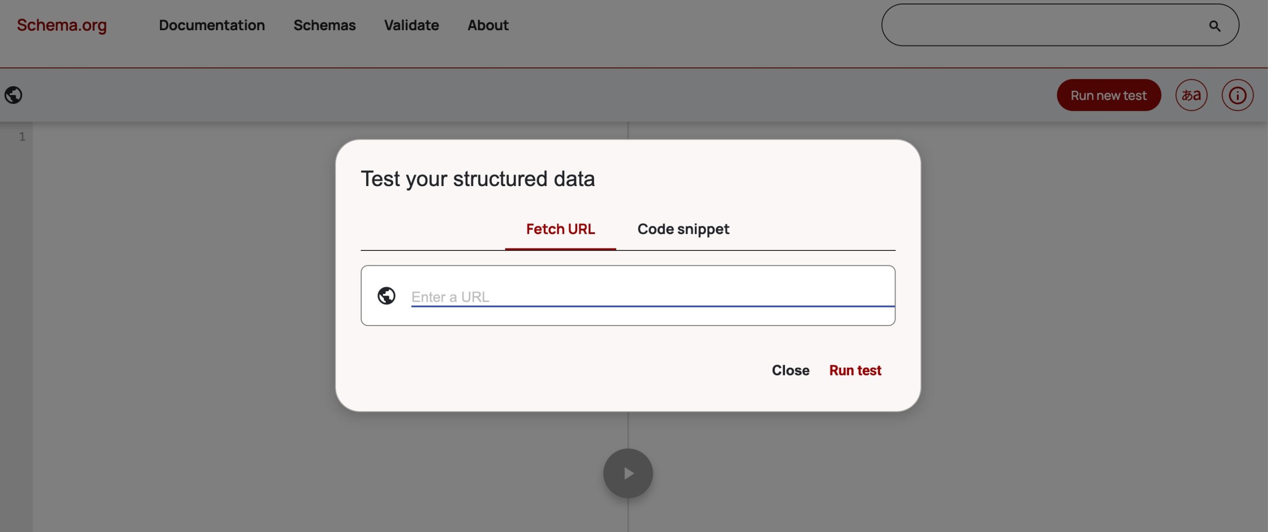 Schema Validator tool