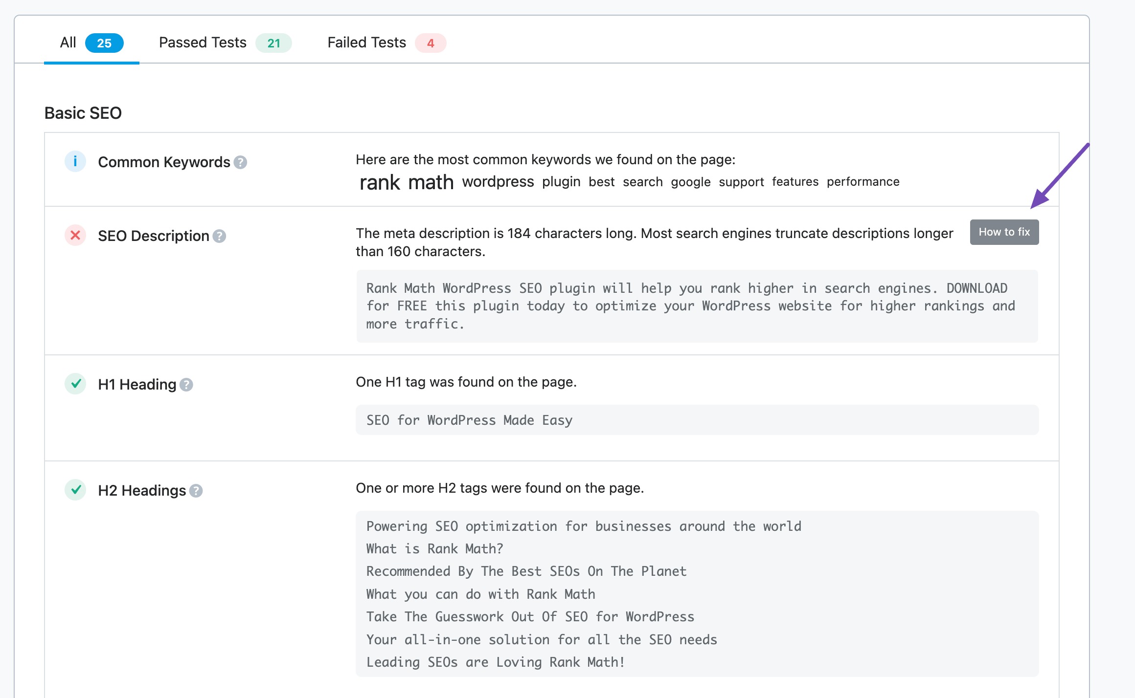 SEO Analyzer