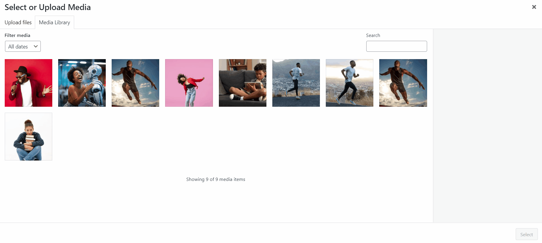 Using Content AI Generate Alt button to generate alt text for an image