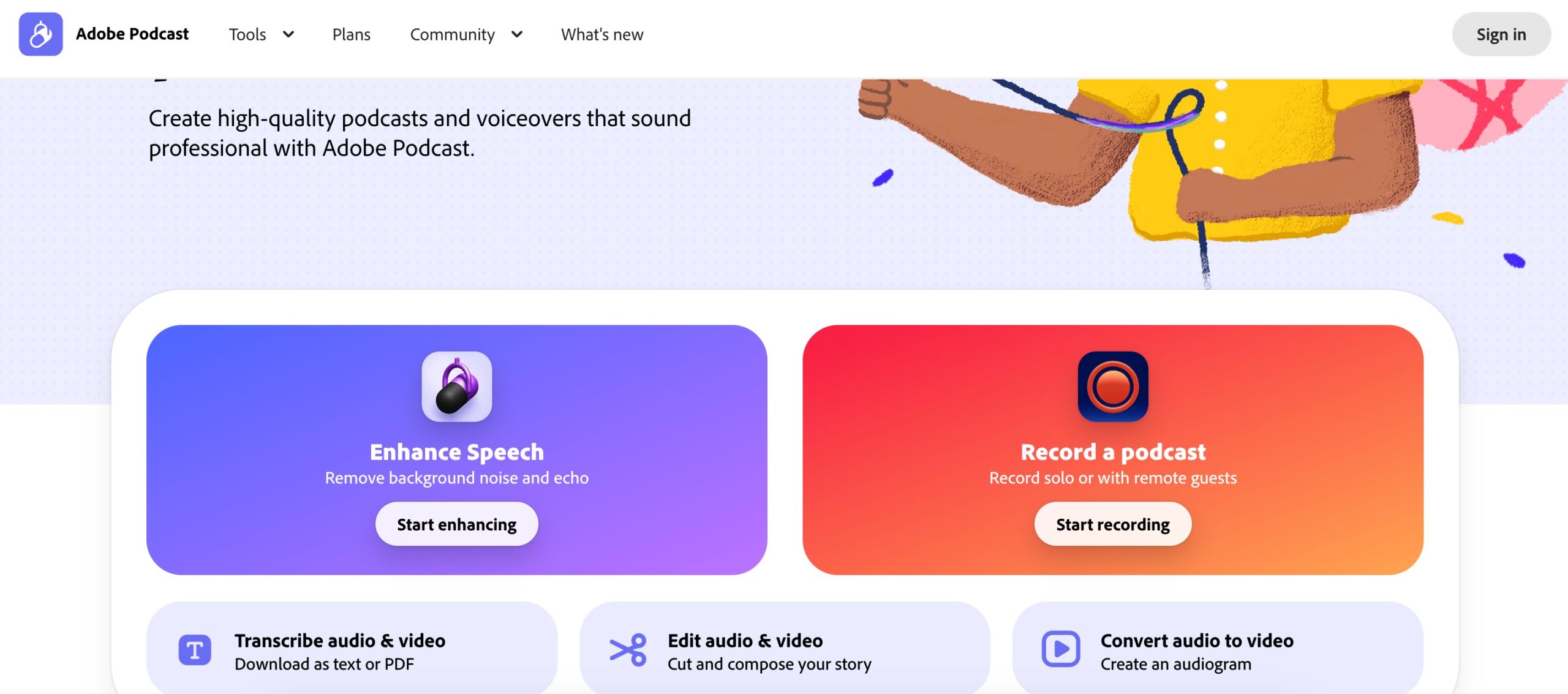 Adobe Podcast