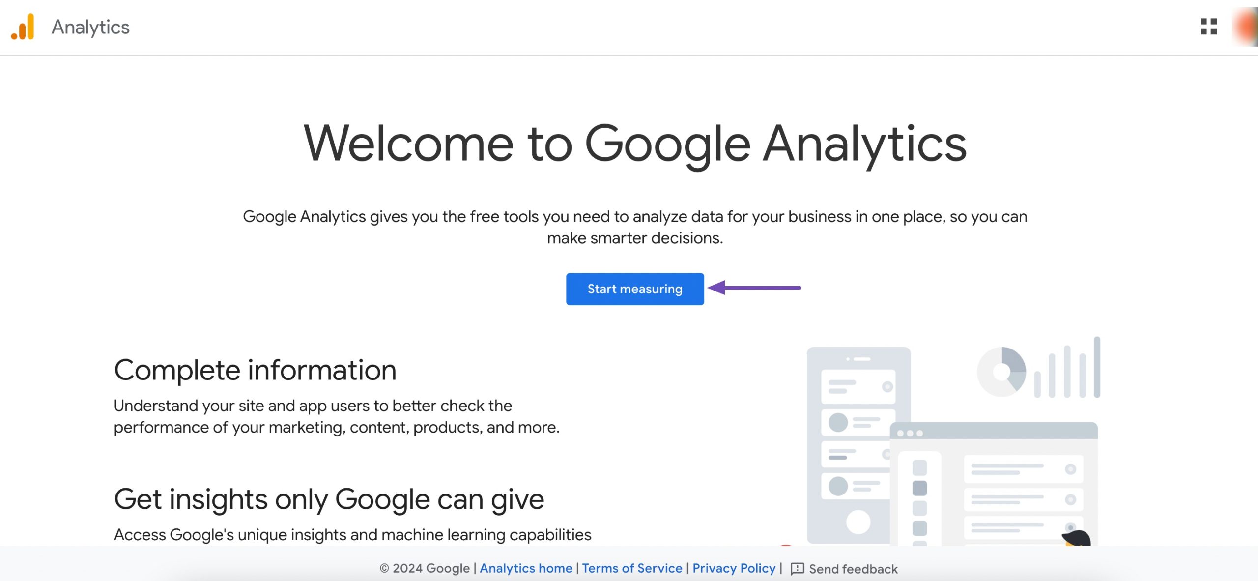 Google Analytics setup