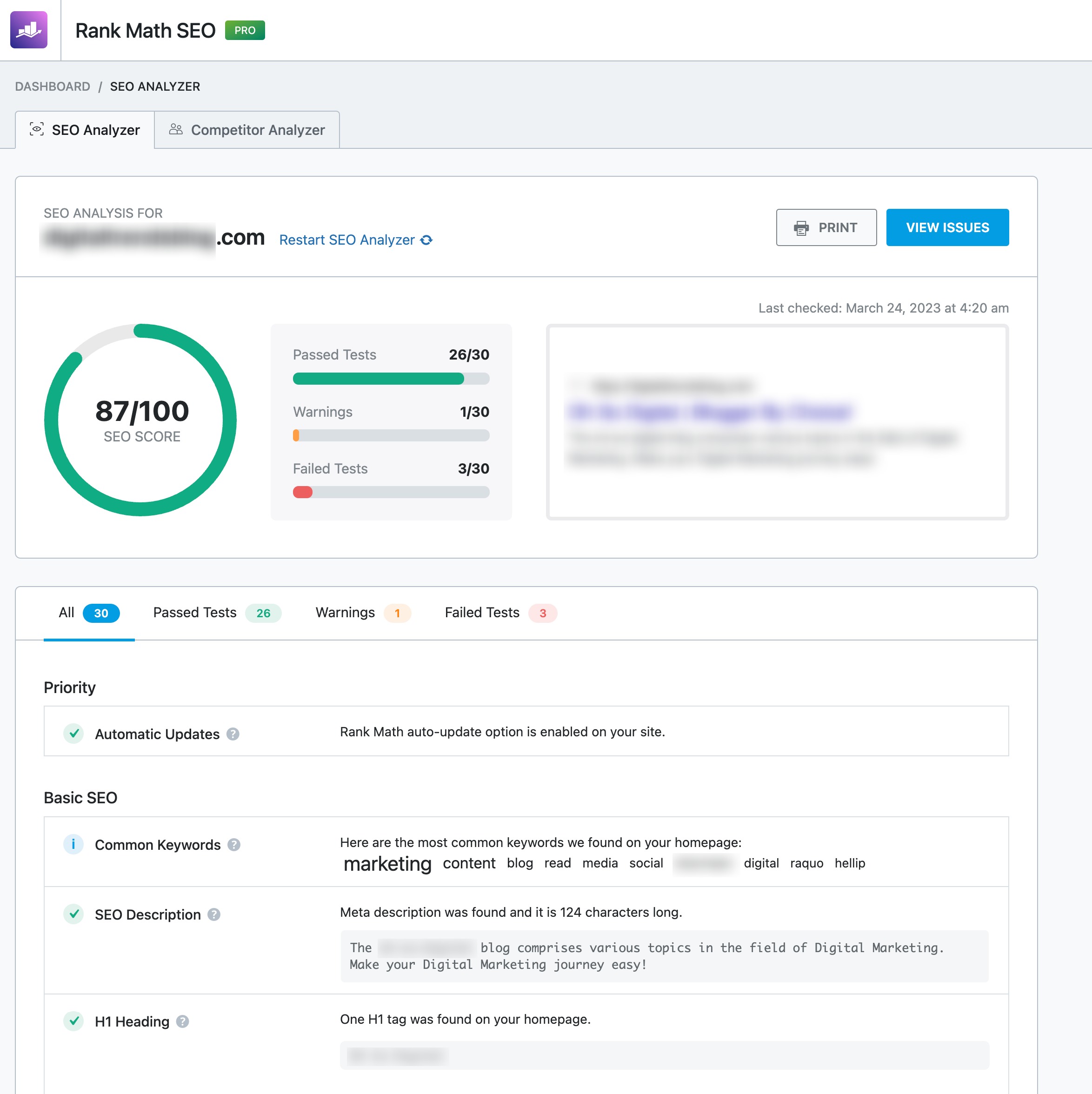 7 Best SEO Audit Tools to Analyze Your Site Performance » Rank Math