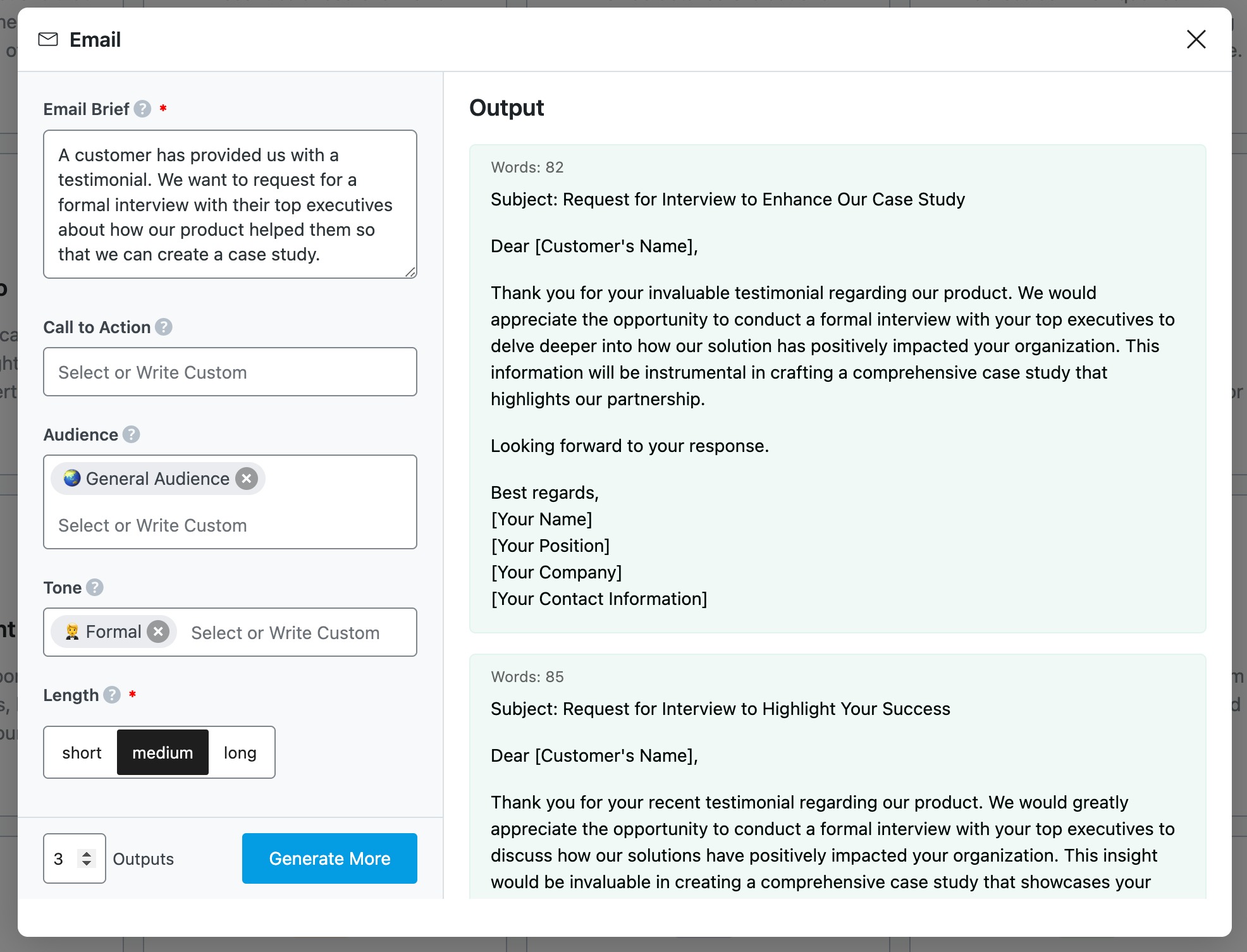 Email tool in Rank Math