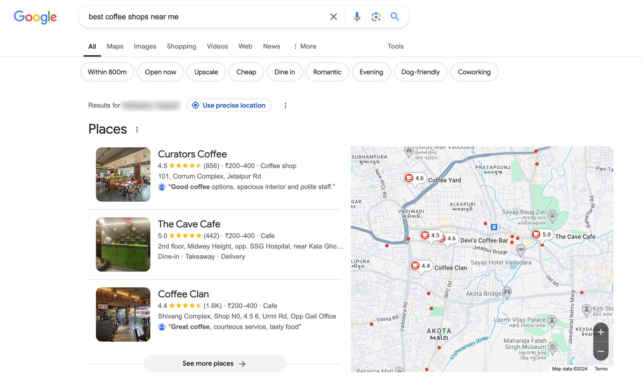 Google Business Profile example