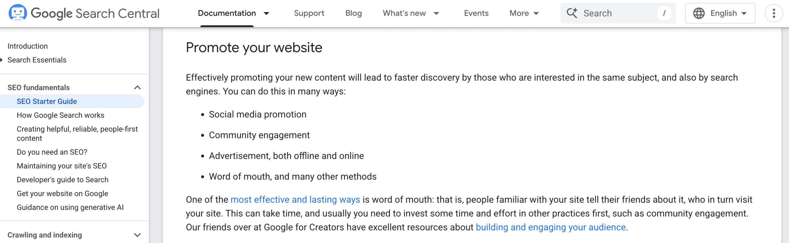 Promote your site