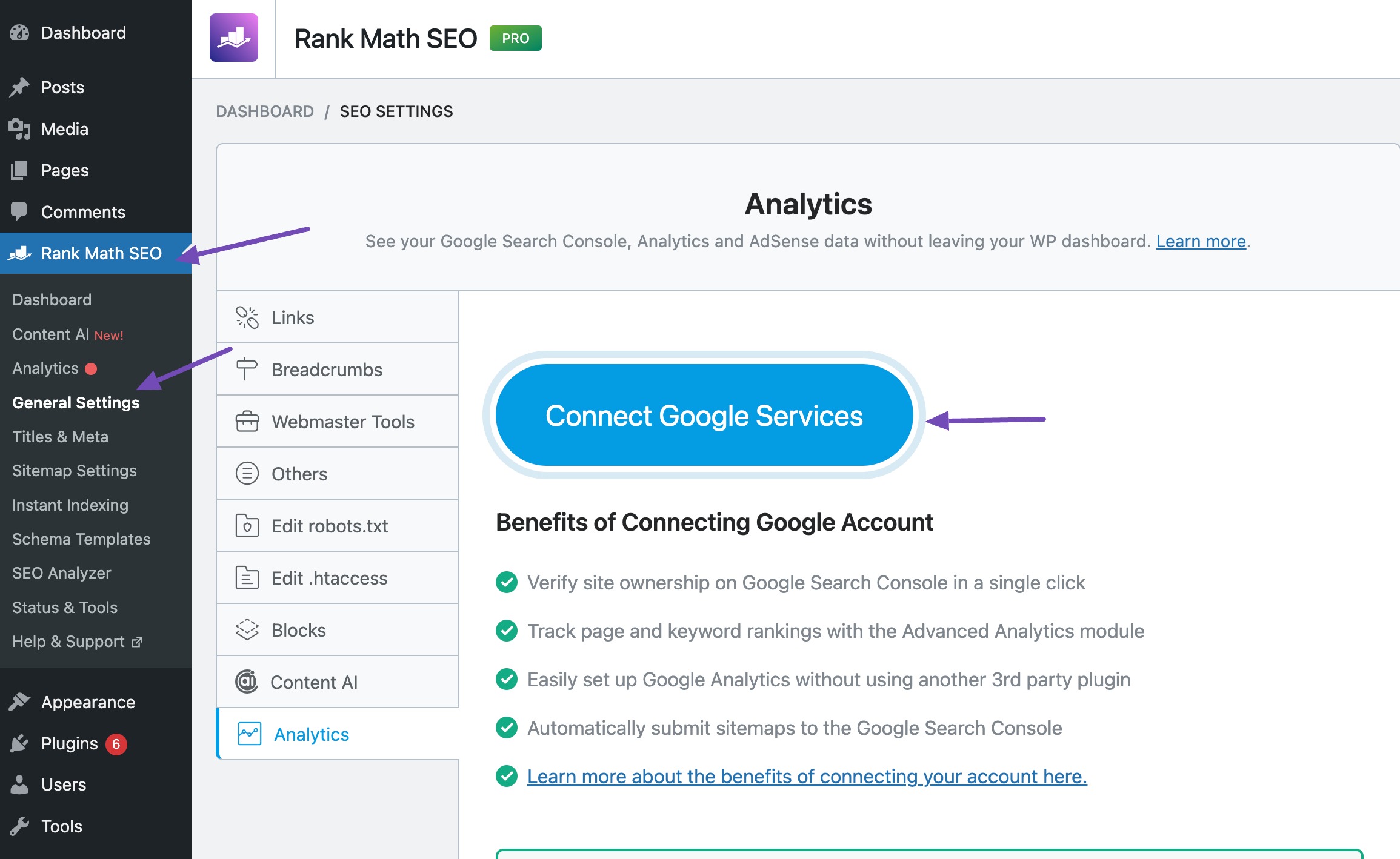 Connect Google Services