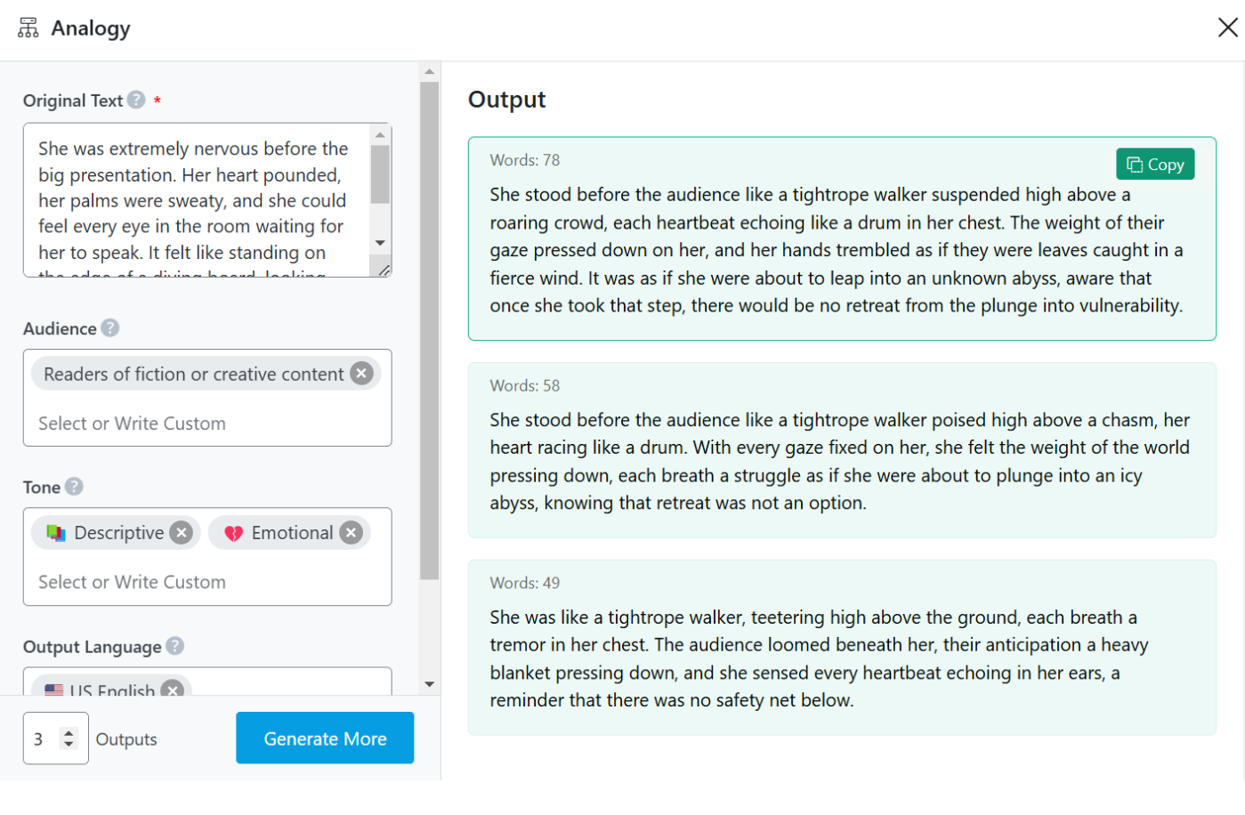 Enhancing storytelling with Content AI