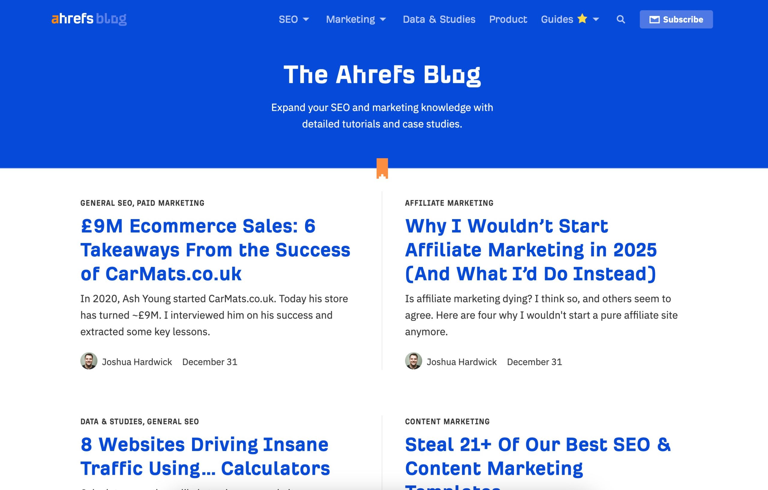 Ahrefs Blog