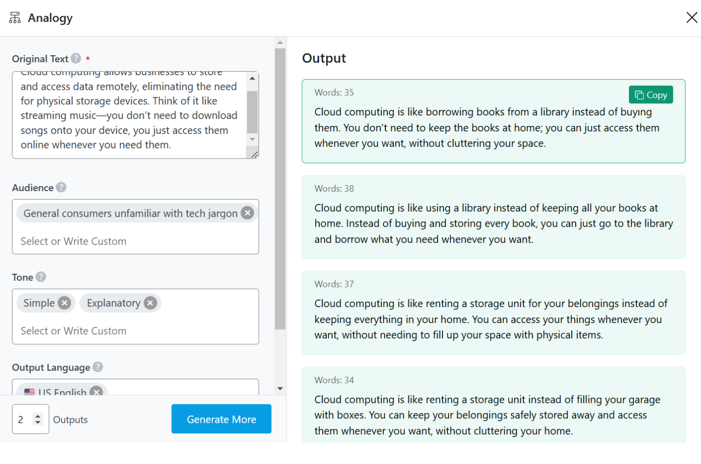 clarify technical explanations with Content AI