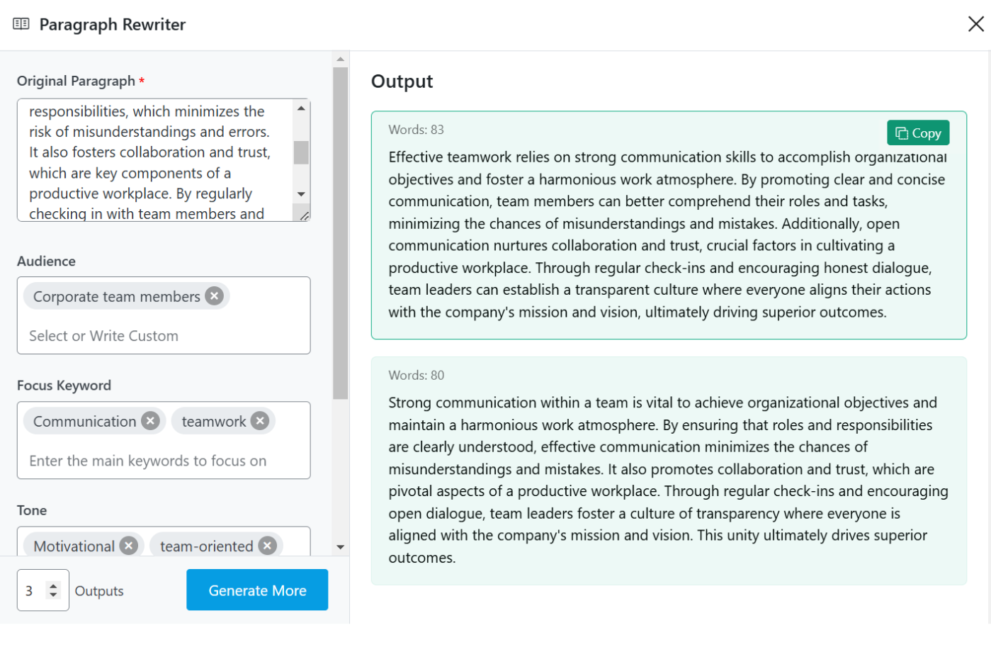 repurpose content with Content AI