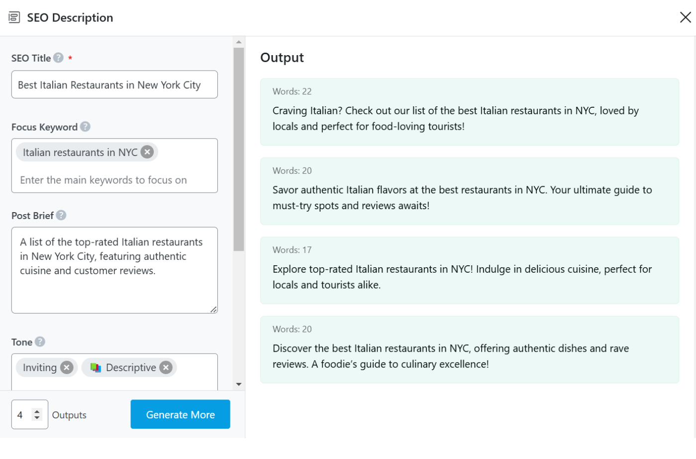 Enhancing Local SEO Descriptions for Businesses with Content AI