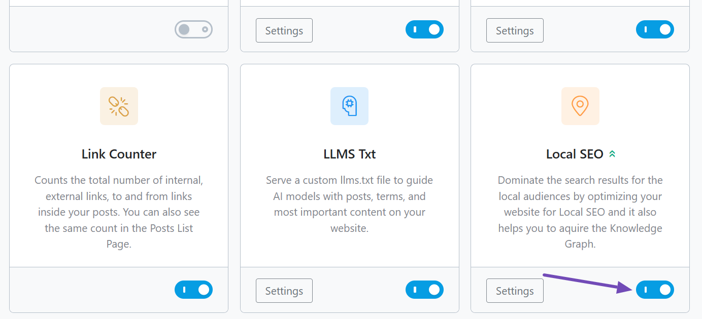 Enable Local SEO module