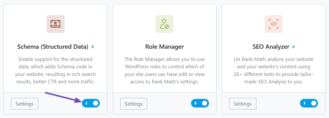 Enabling Rank Math Schema (Structured Data)