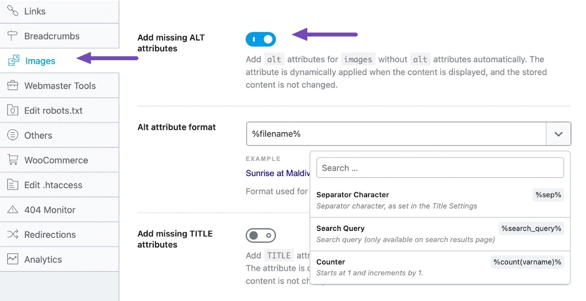 Add alt text