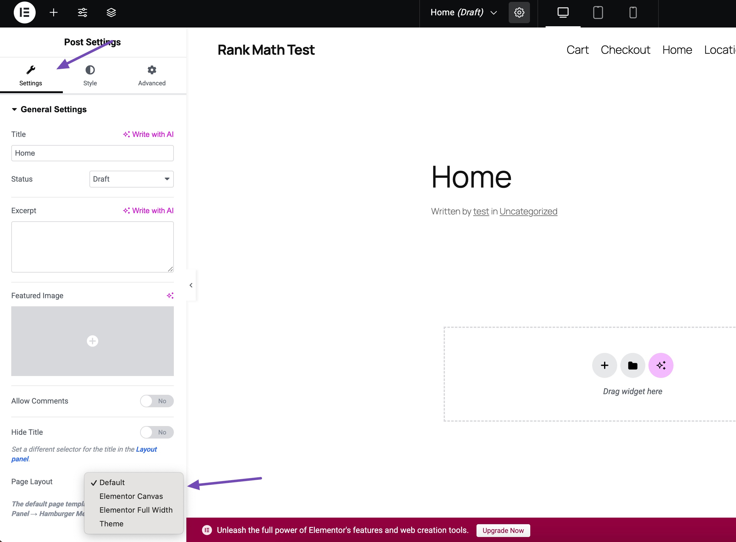 Page Layout