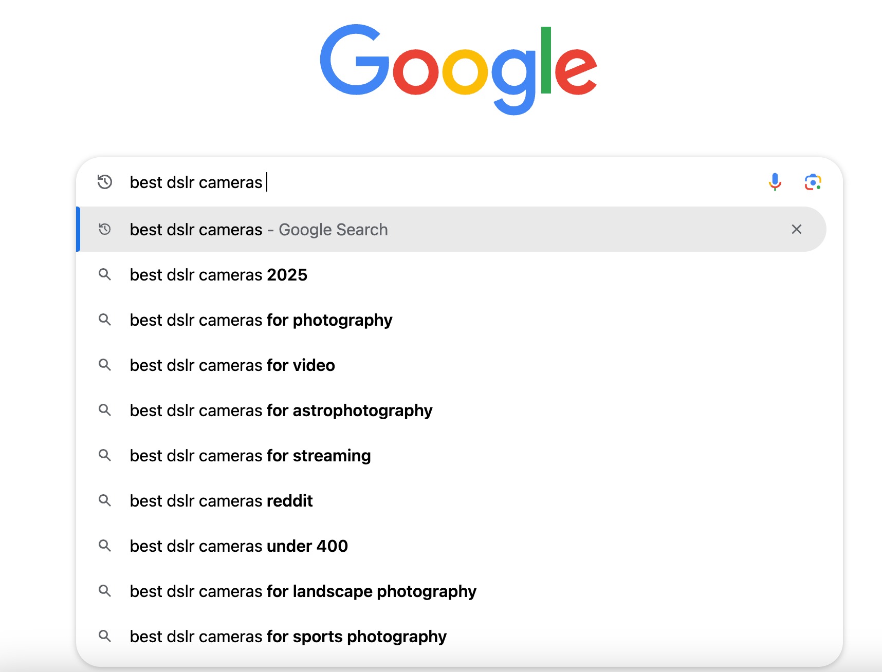 Google Autocomplete