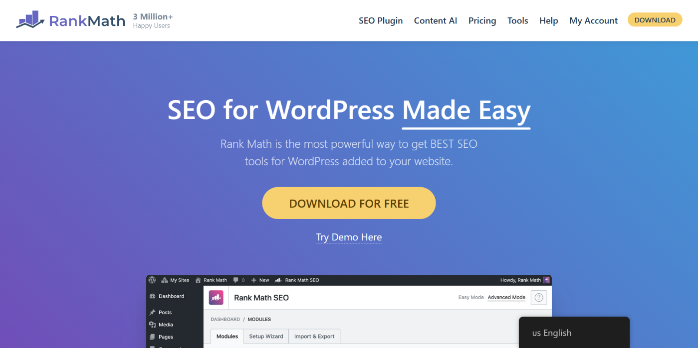 Rank Math SEO
