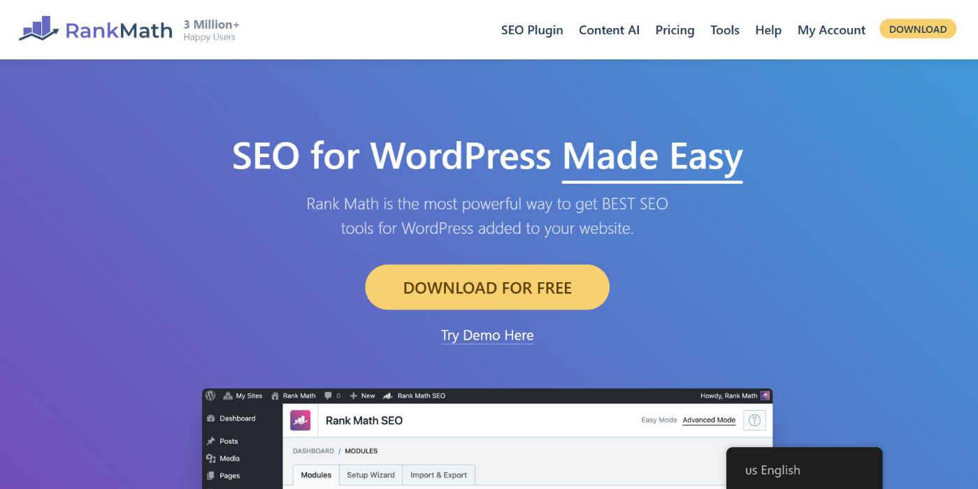 Rank Math SEO