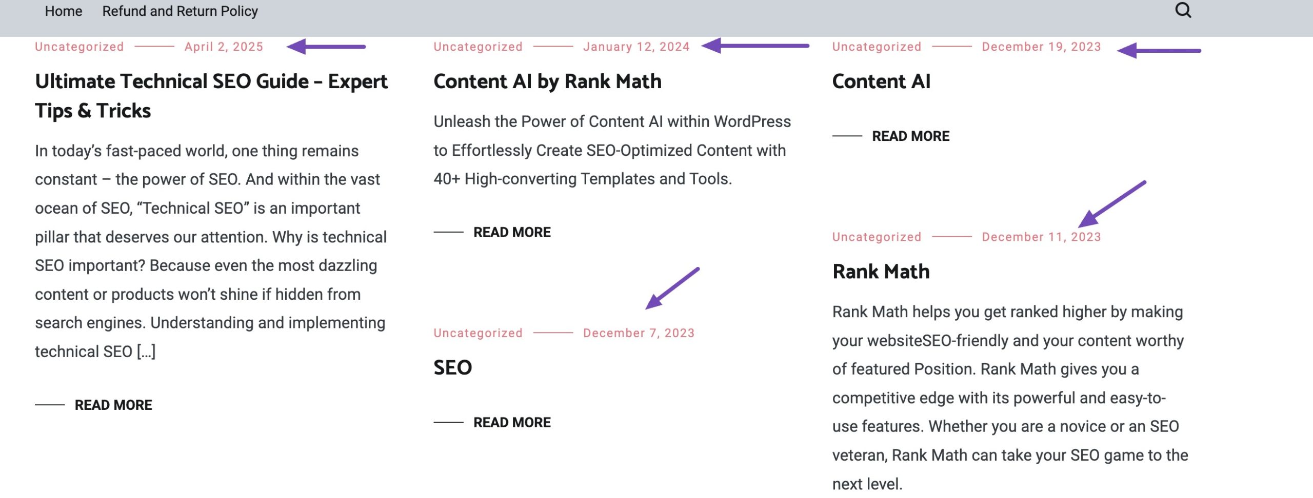 re-order posts in WordPress