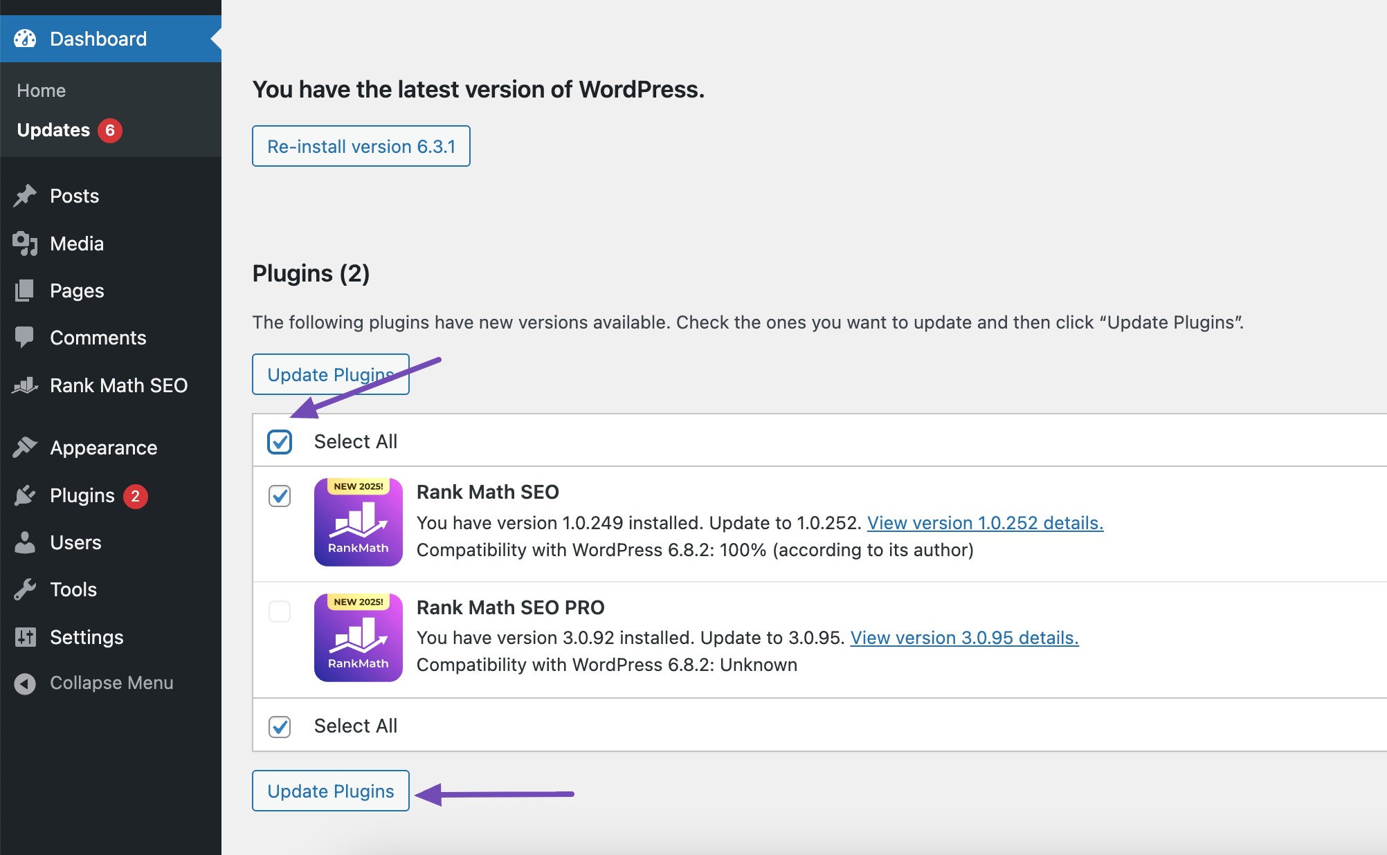Update plugins