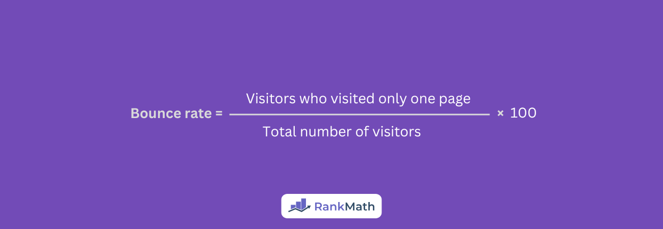 How to calculate the bounce rate