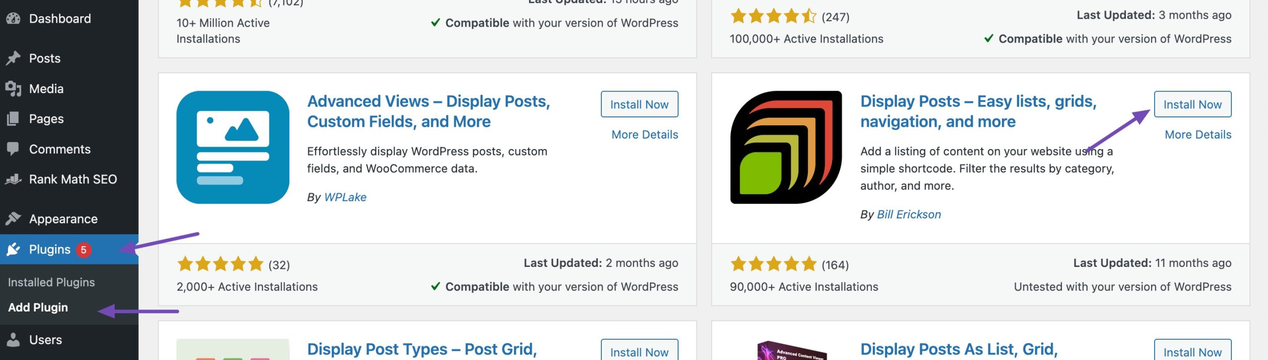 Install and activate Display Posts plugin