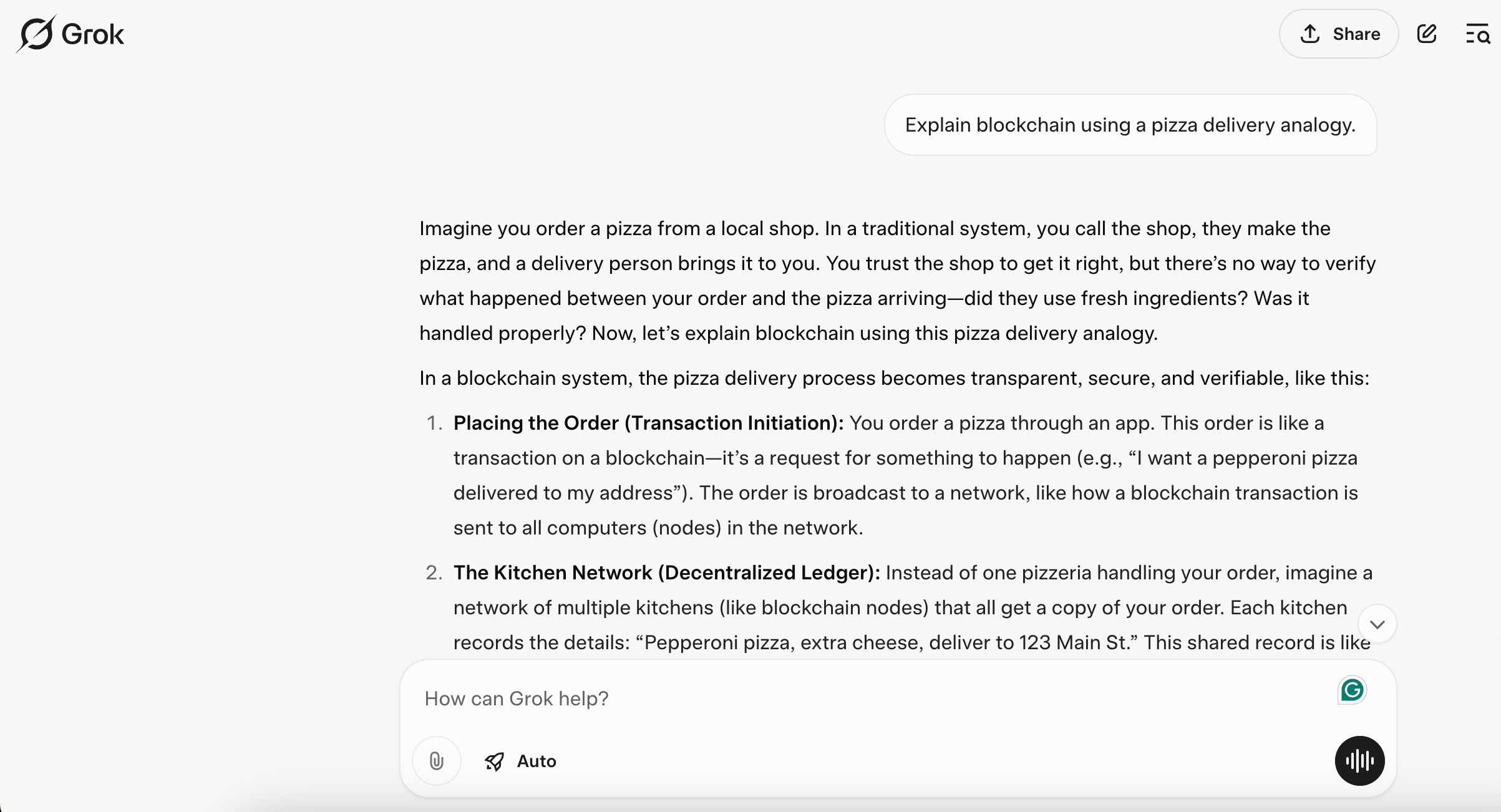 Grok AI search engine