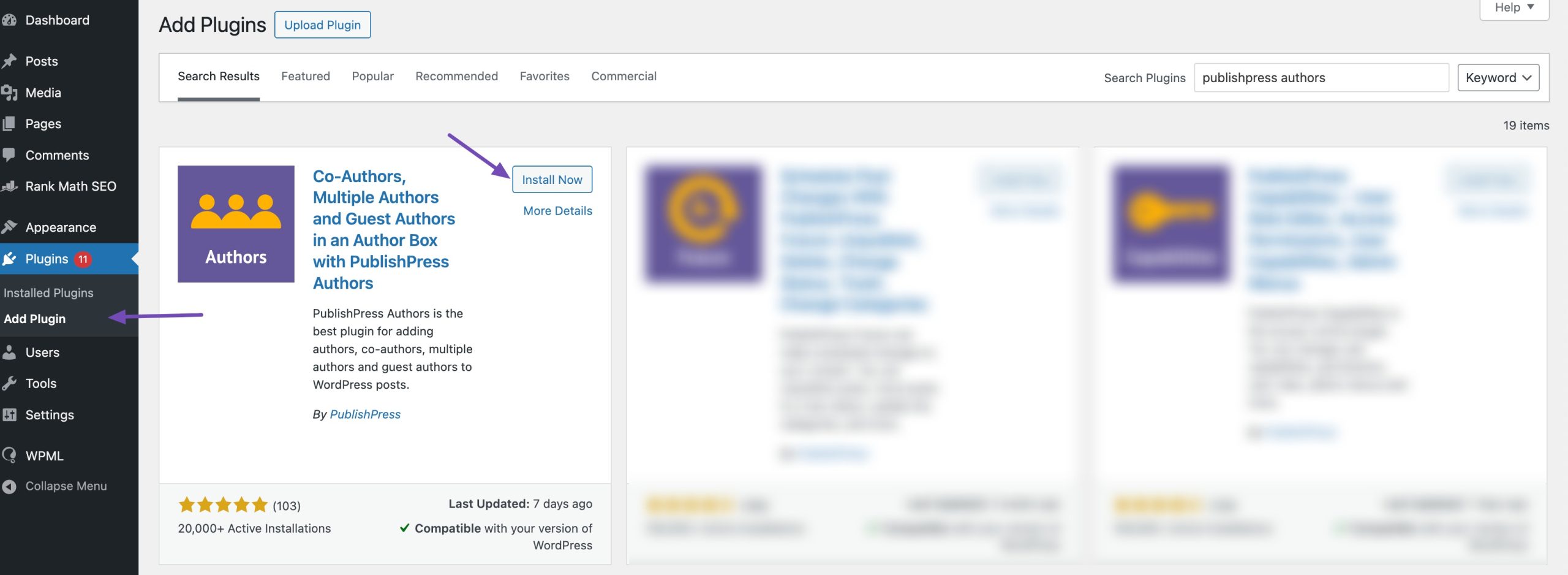 install and activate PublishPress plugin