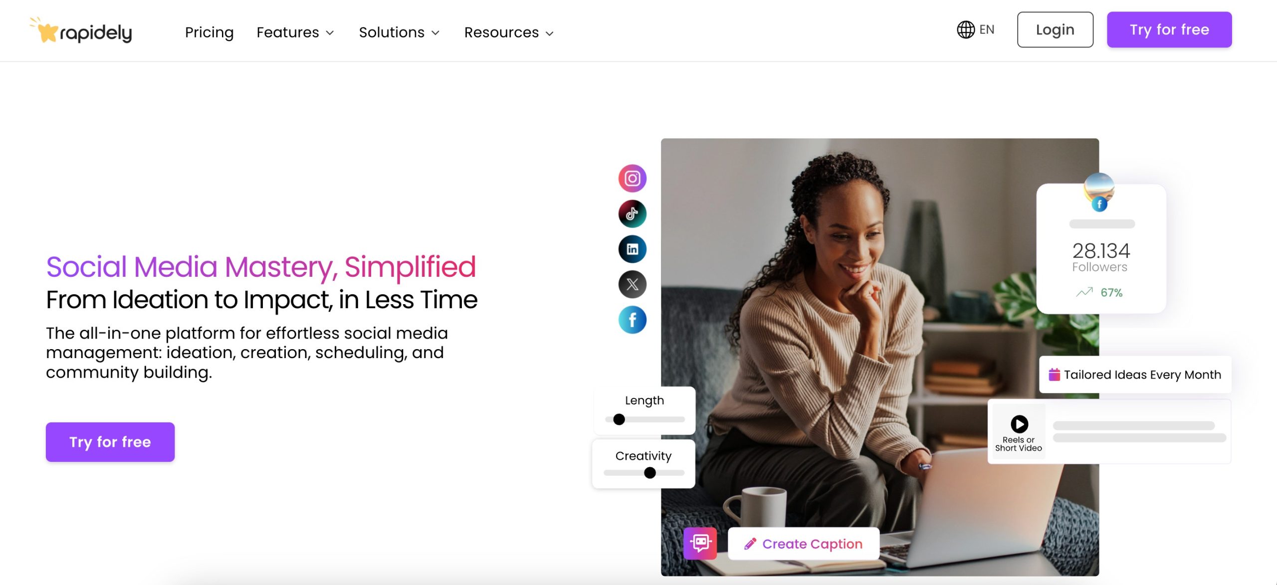 Rapidely AI tool