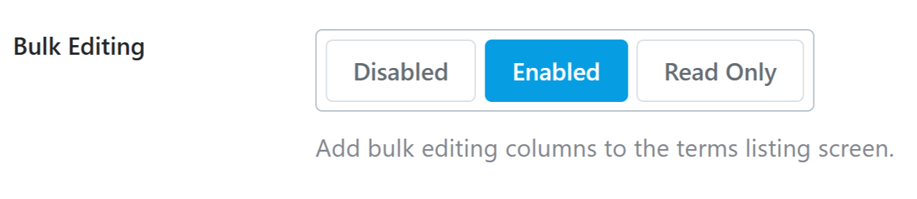 Tags Bulk Editing Settings in Titles and Meta