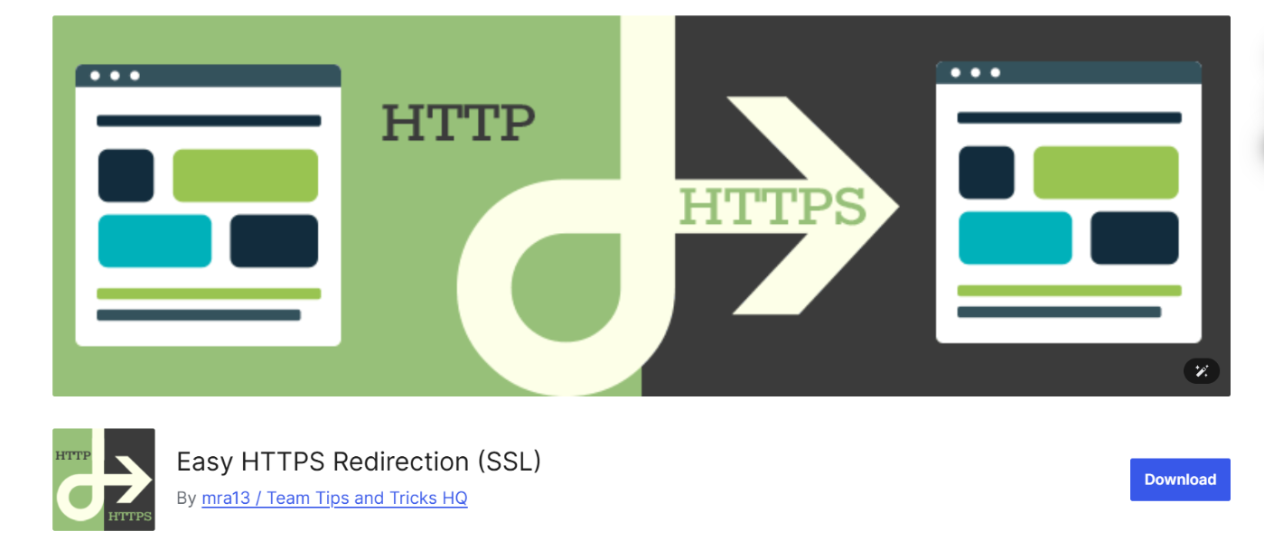 Easy HTTPS Redirection (SSL) plugin
