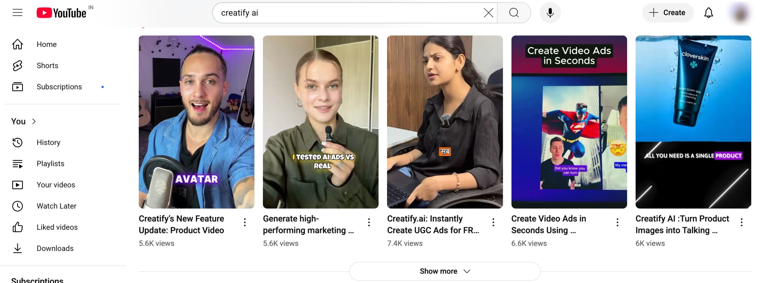 Influencer marketing example