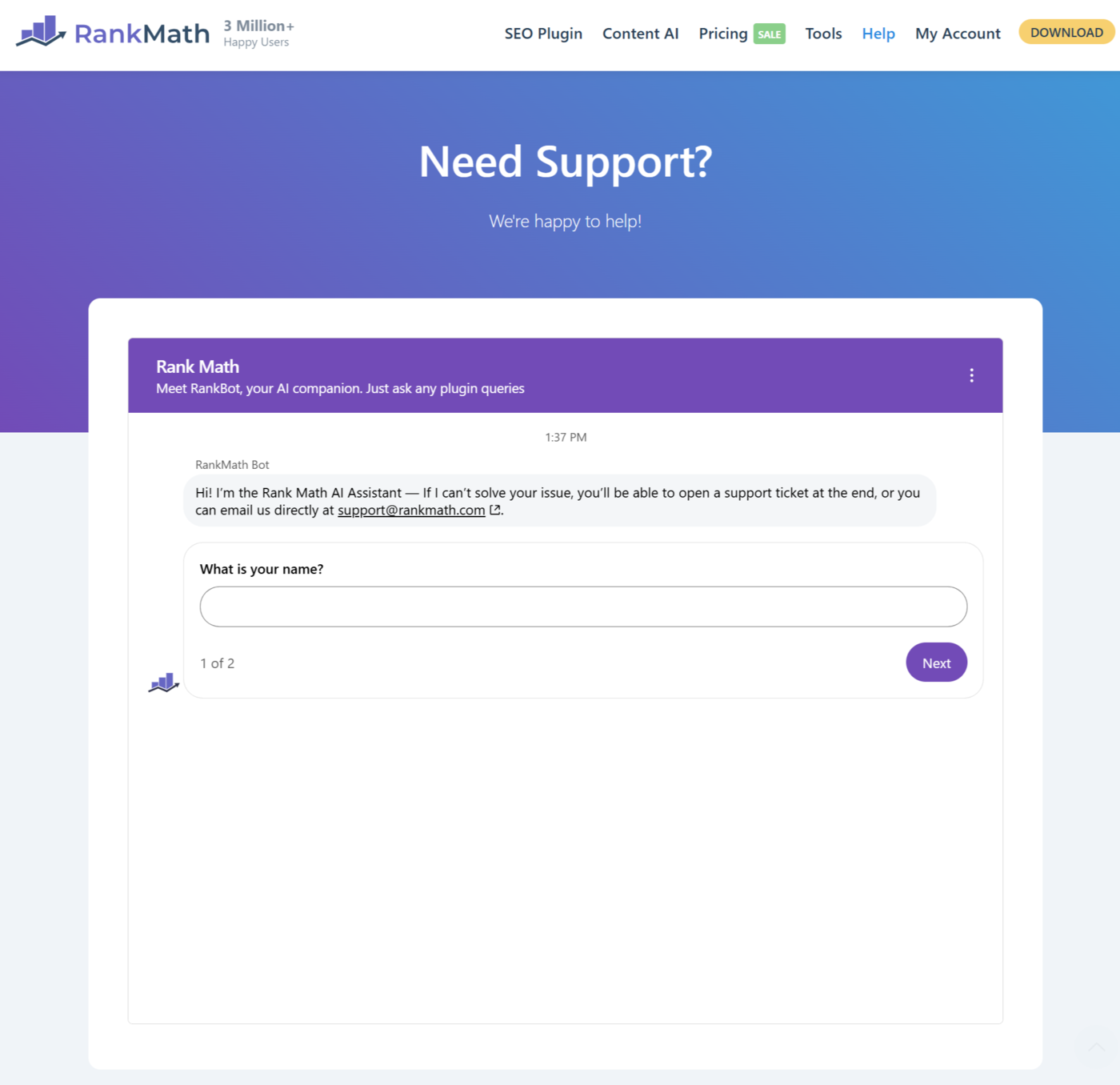 Overview of the Rank Math Support Zendesk portal