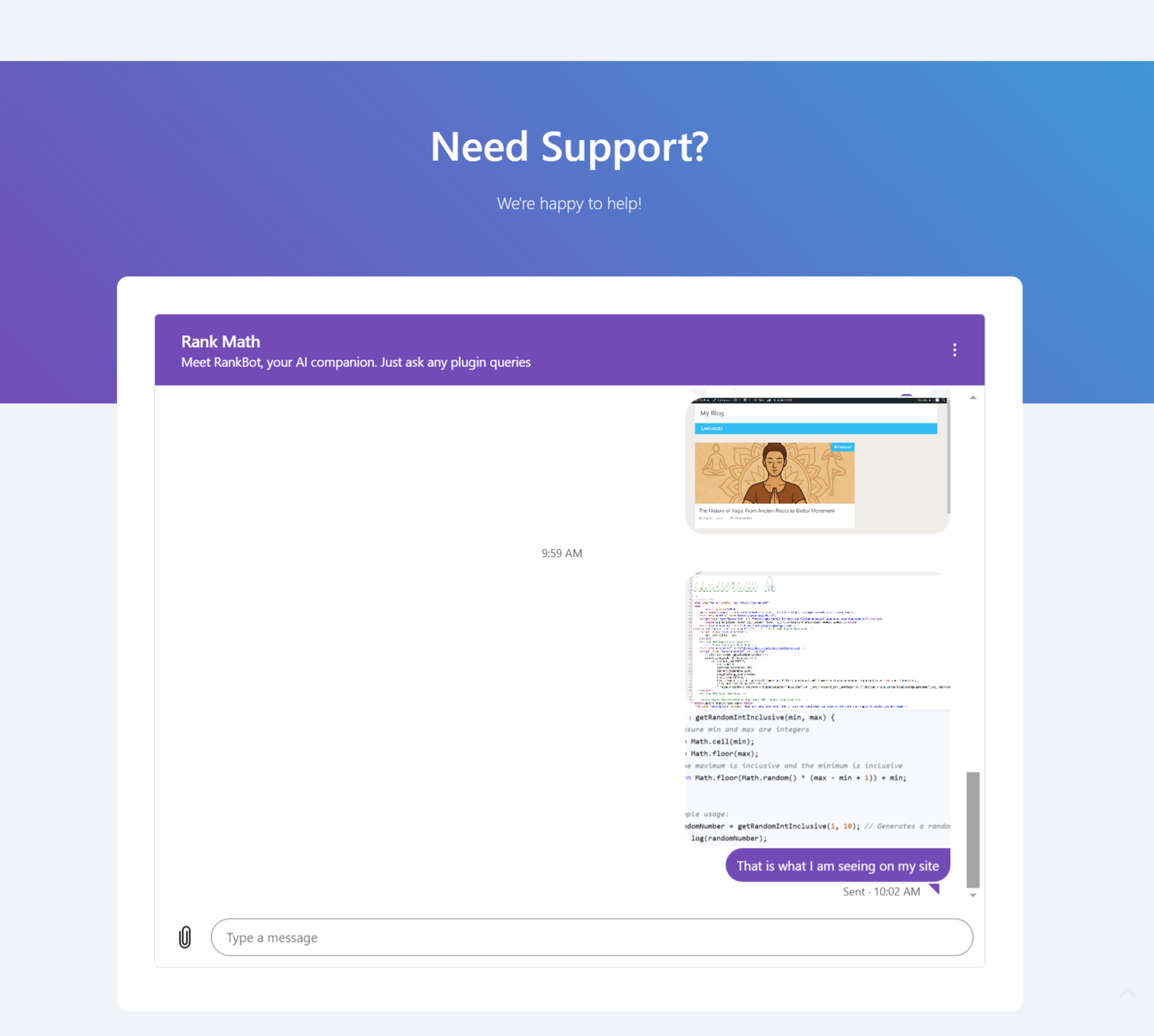 Overview of the Zendesk chronological thread