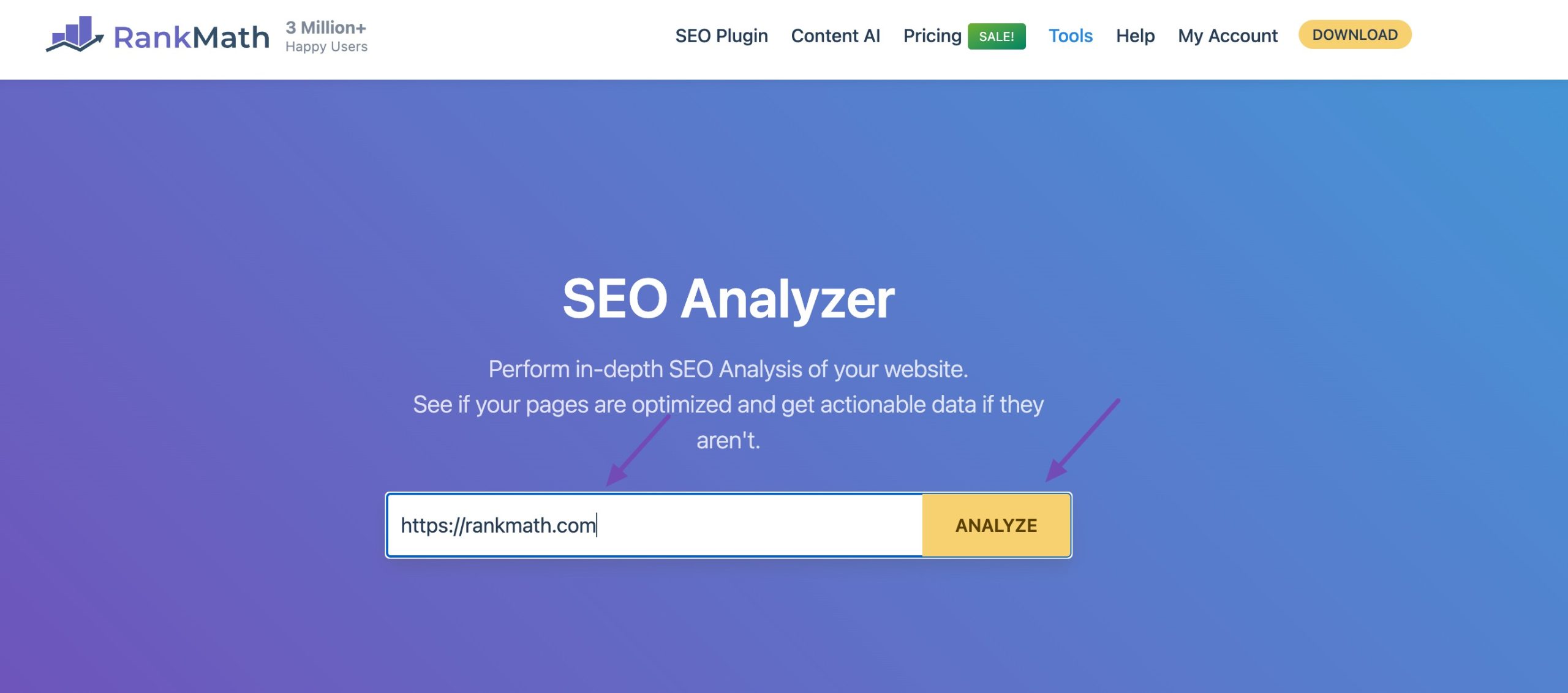 SEO Analyzer tool