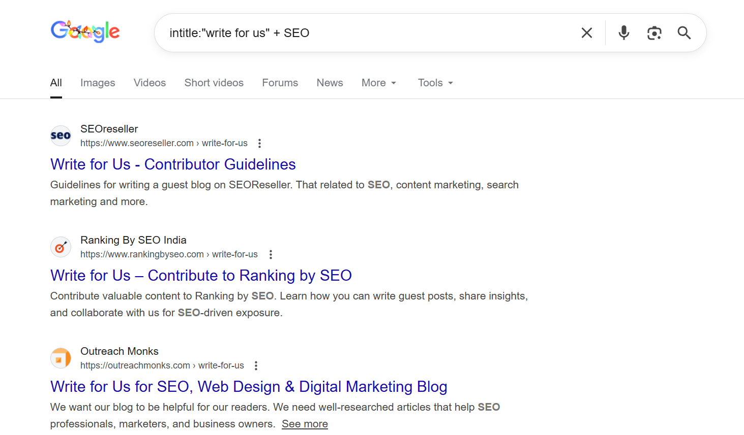 Google Search Operators