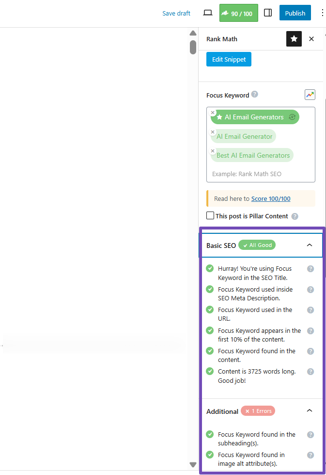 On-page optimization