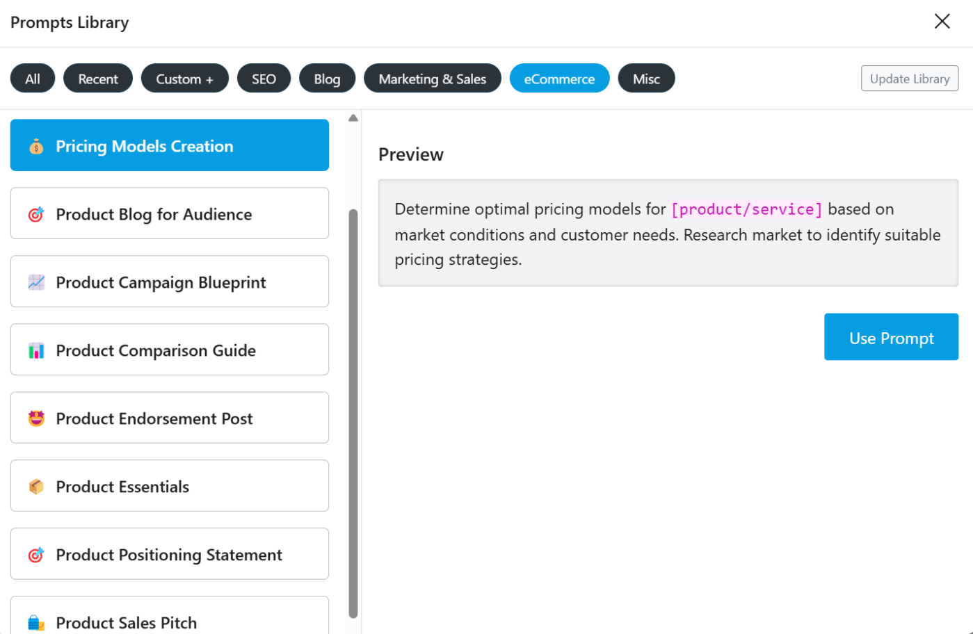 RankBot eCommerce templates