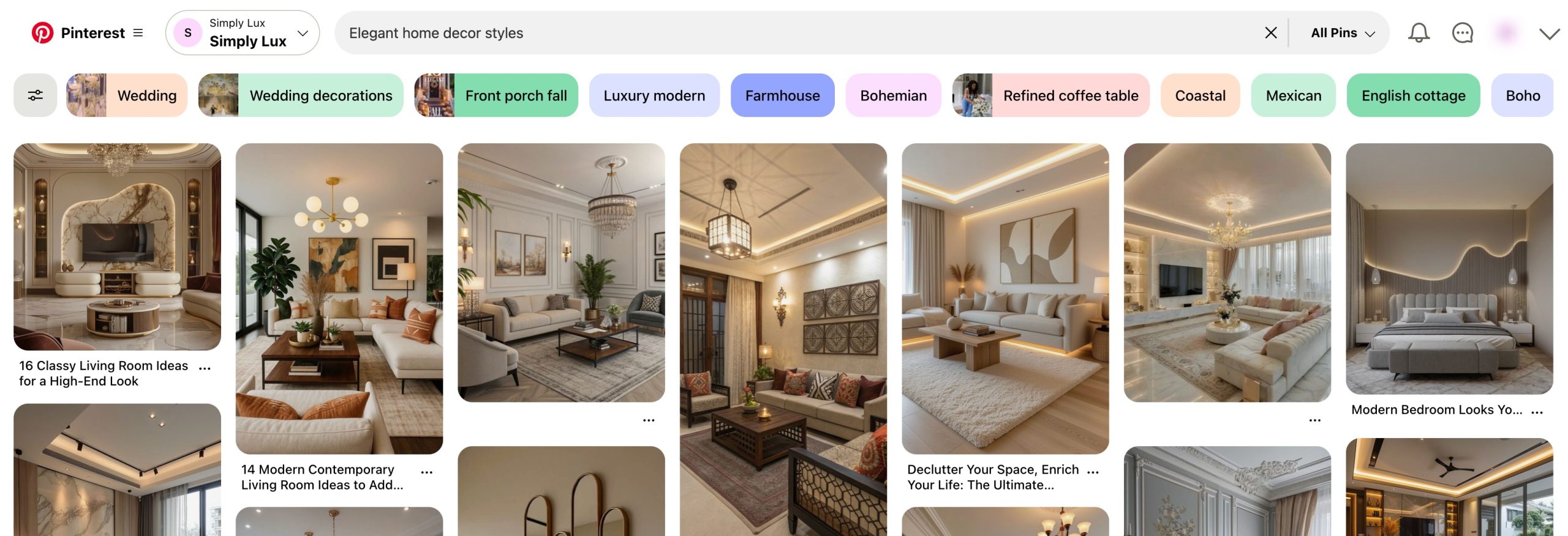 Inspirational keywords