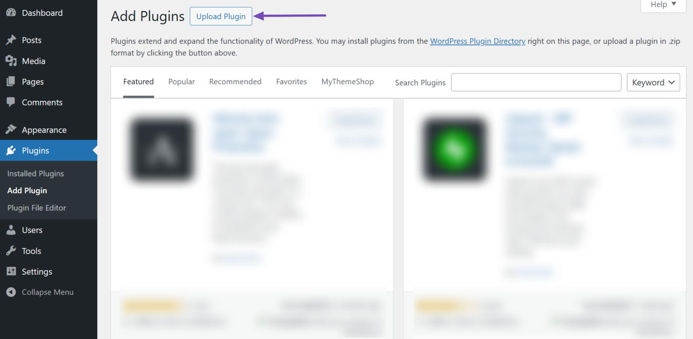 Upload Plugin