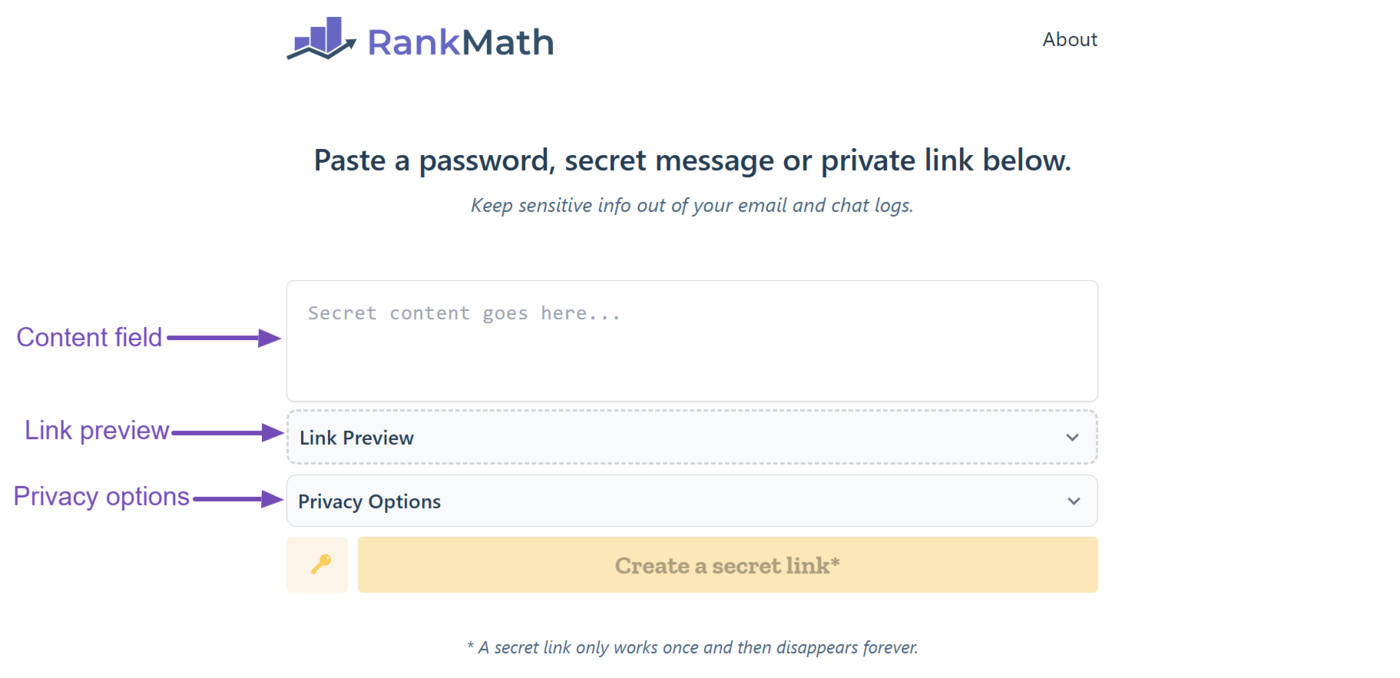 Overview of the Rank Math vault options
