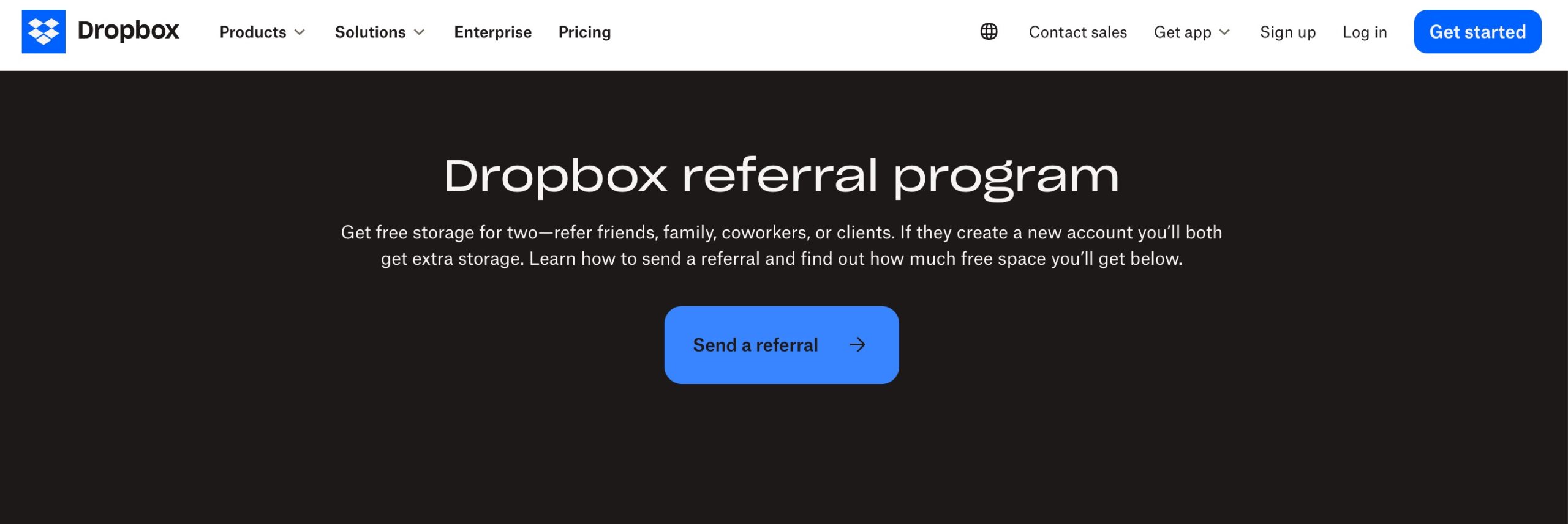 Dropbox referral program - growth hacking technique