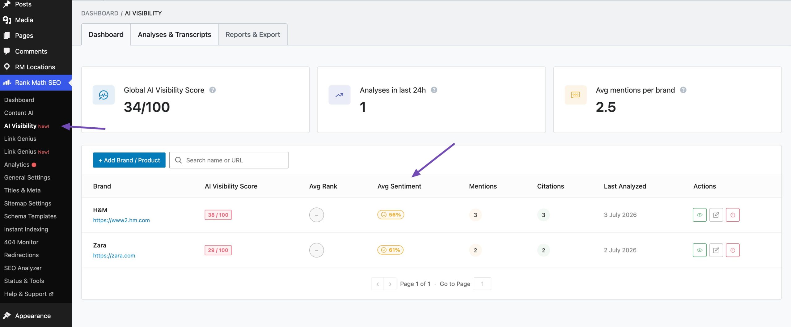 5 Ways to Improve Your Brand’s AI Visibility » Rank Math 12 Track sentiment