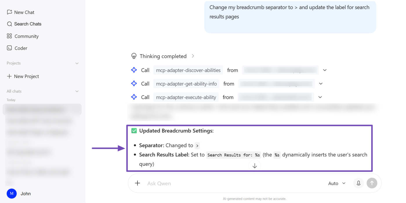Overview of the Rank Math set-breadcrumb-settings MCP tool